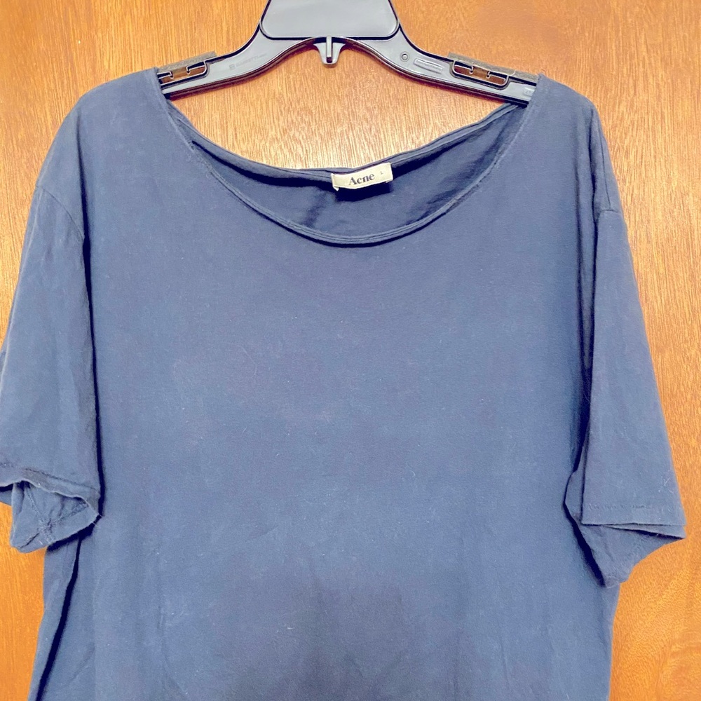 Acne cropped t-shirt size Large